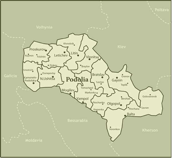 Podololia Province, 1910