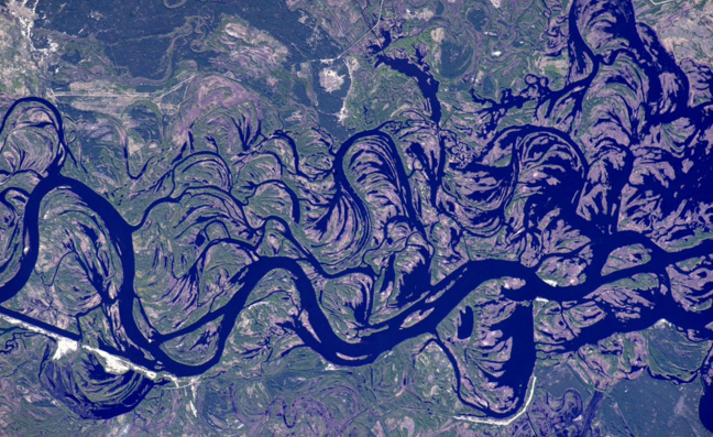 Dnieper (Dnipro) River in Ukraine